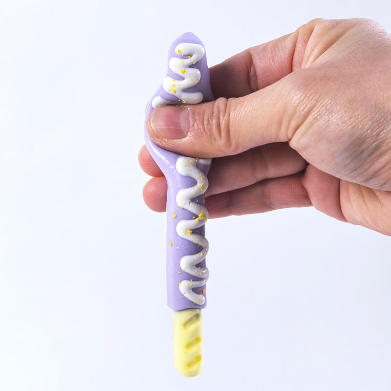 Blueberry Cream Covered Biscuit Stick Bam Squishy - BAMSQUISHY