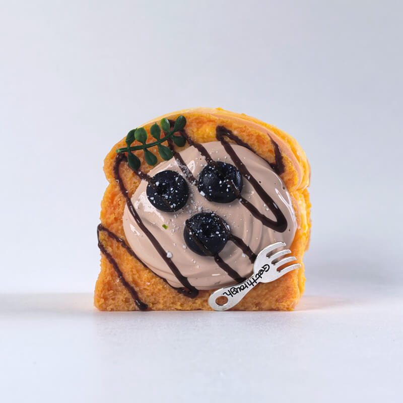 Blueberry Double Toast Bam Squishy - BAMSQUISHY