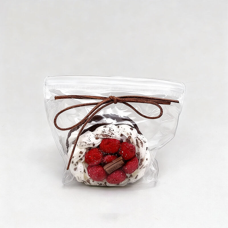 Chocolate Raspberry Cake Taba Squishy BAMSQUISHY