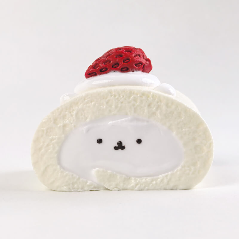 Creamy Bear Berry Roll Bam Squishy BAMSQUISHY