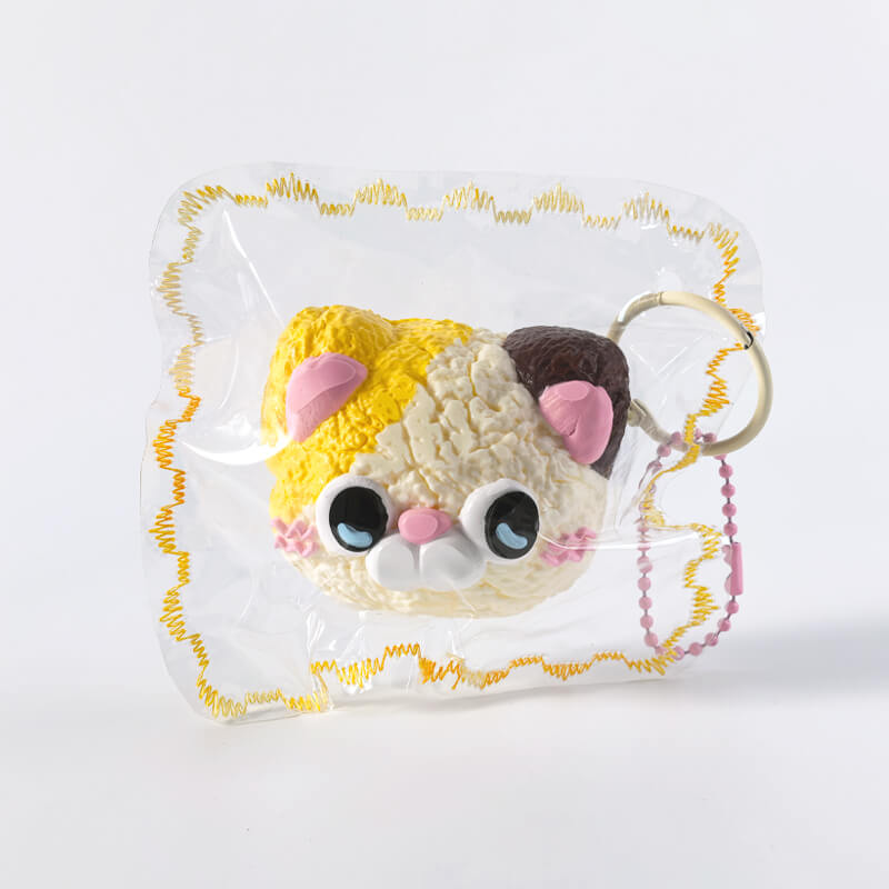 Cute Cat Head Biscuit Squishy BAMSQUISHY