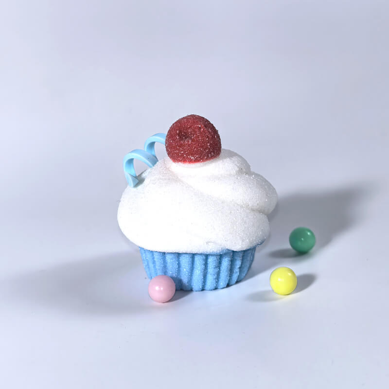 Cute Cherry Cake With Icing Sugar Taba Squishy BAMSQUISHY
