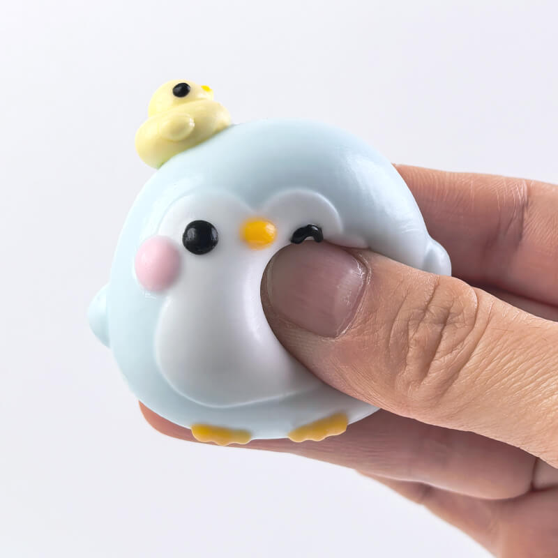 Cute Penguin With Little Duck Bam Squishy BAMSQUISHY