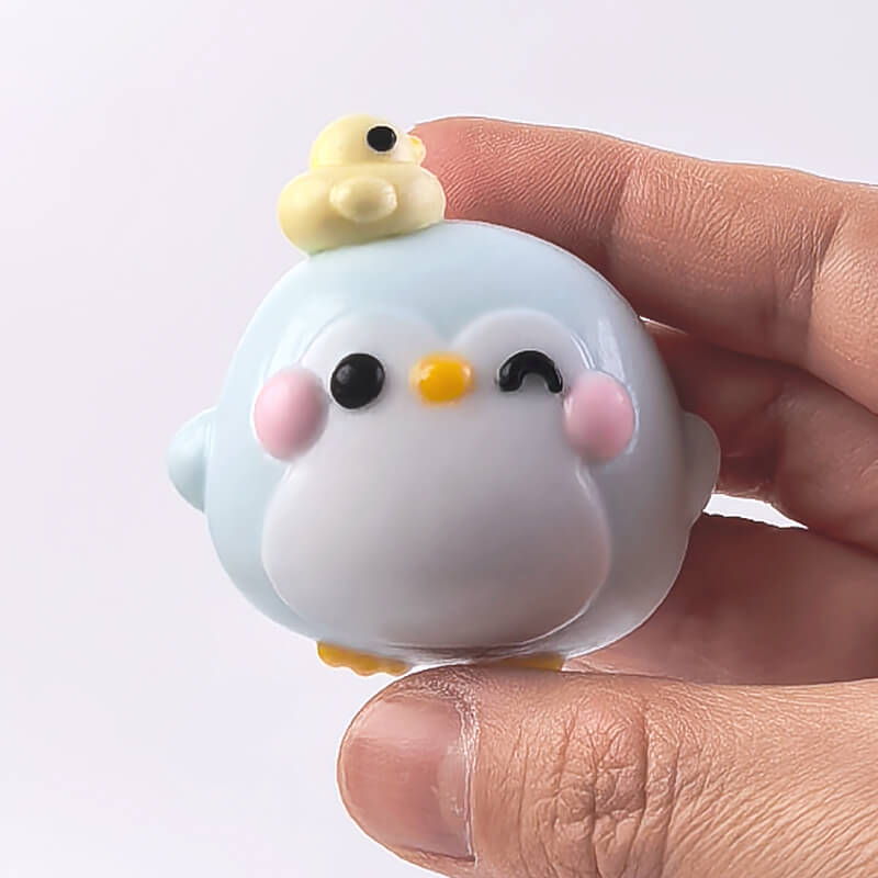 Cute Penguin With Little Duck Bam Squishy BAMSQUISHY