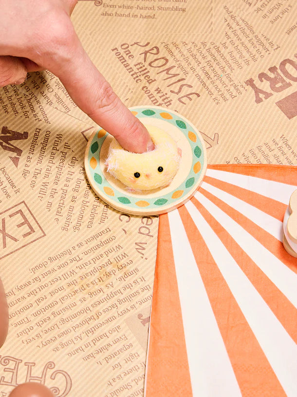 15g Flocked Mini Cute Chick Taba Squishy BAMSQUISHY