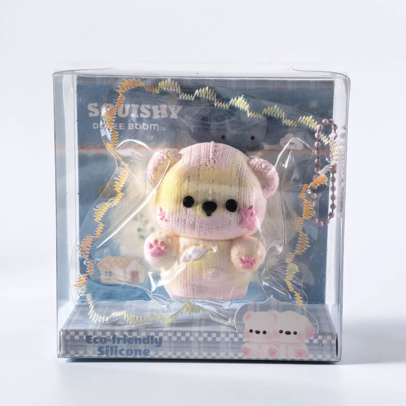 Cute Knitted Bear Bam Squishy Dokee Boom BAMSQUISHY