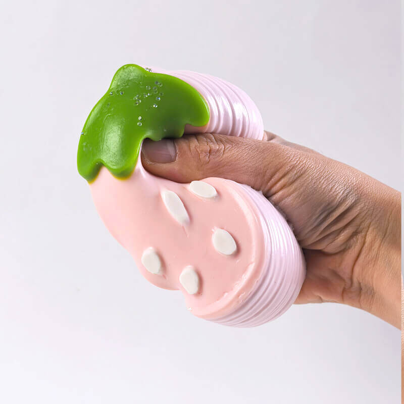 Extra-thick strawberry layer cake Bam Squishy - BAMSQUISHY