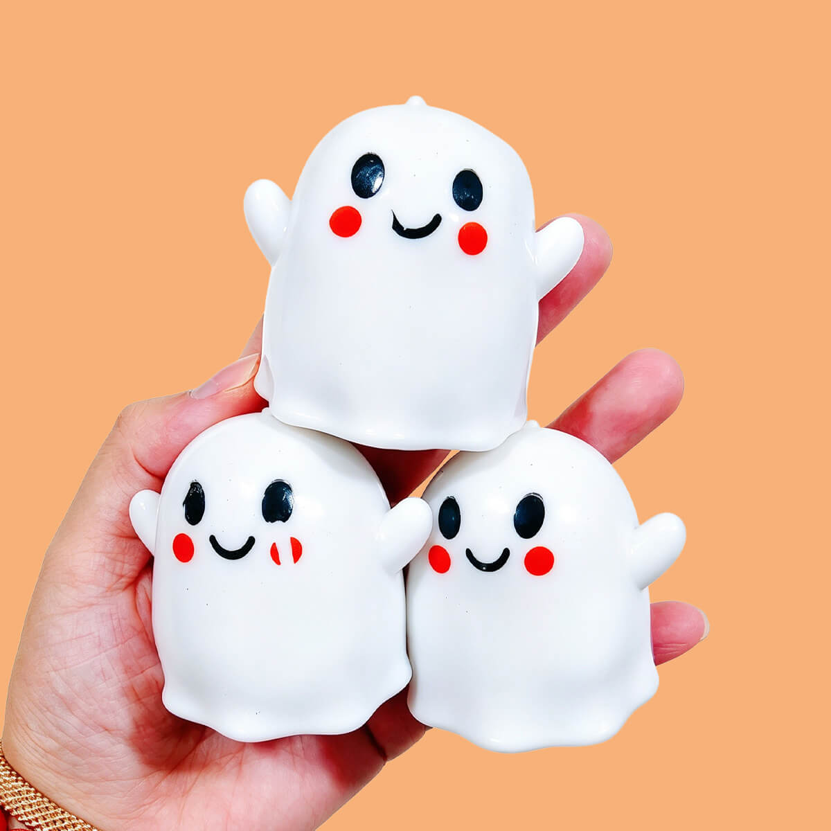 Halloween ghost squishy ball BAMSQUISHY