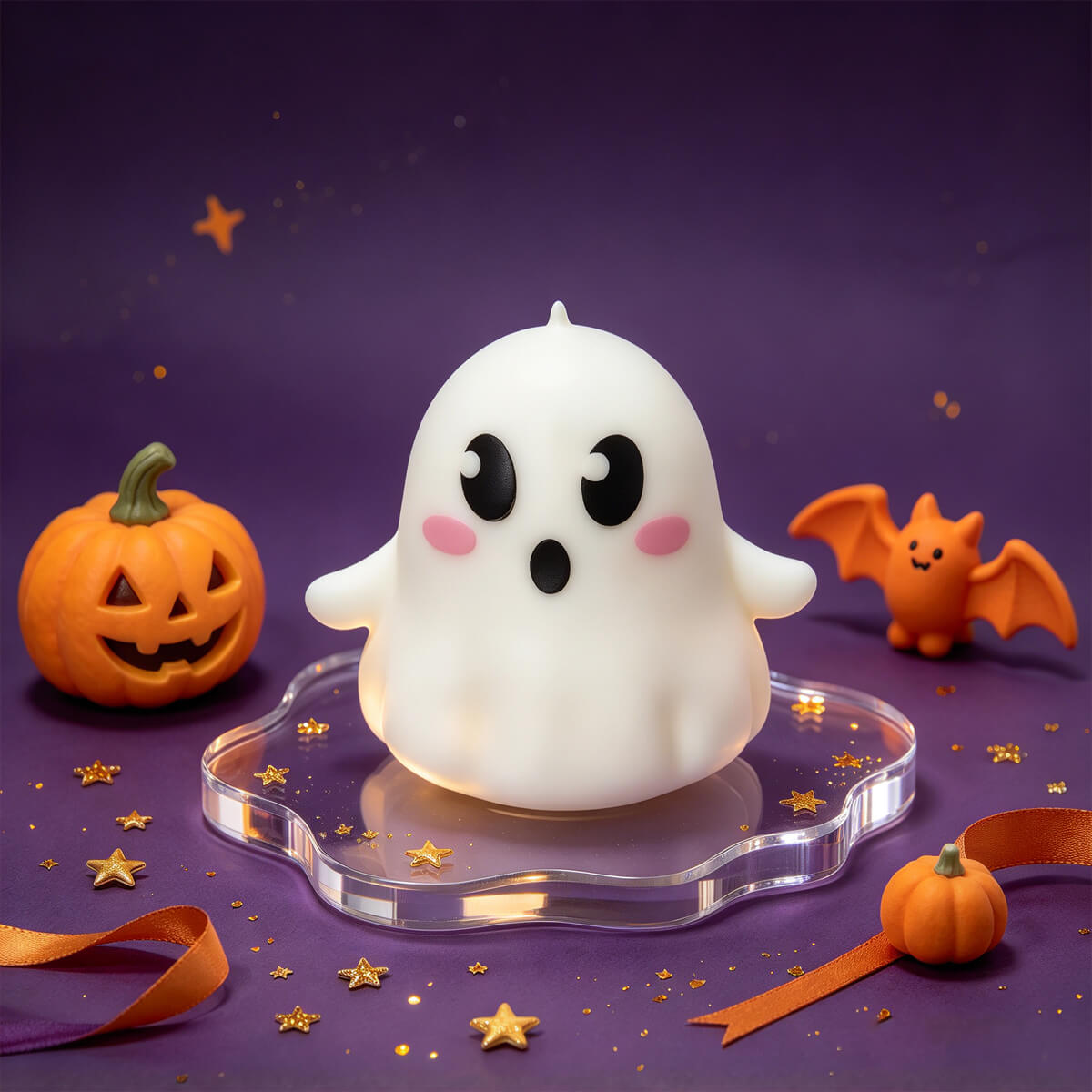 Halloween ghost squishy ball BAMSQUISHY
