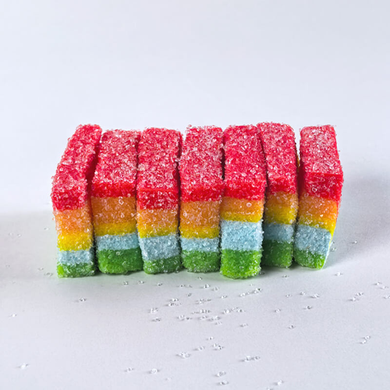 Irregularly sliced sour streaks Bam Squishy - BAMSQUISHY