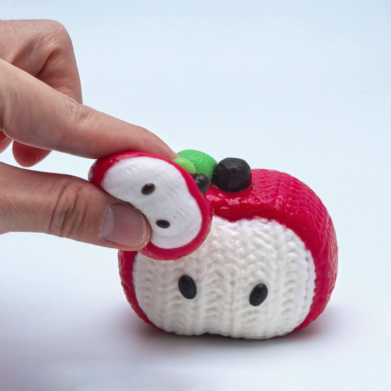 Knitted Apple Bundle Taba Squishy BAMSQUISHY