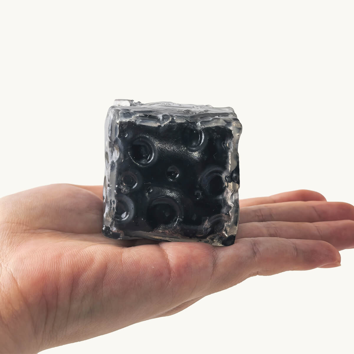 Mini Frosted Blue Cheese Cube Fidget Toy BAMSQUISHY