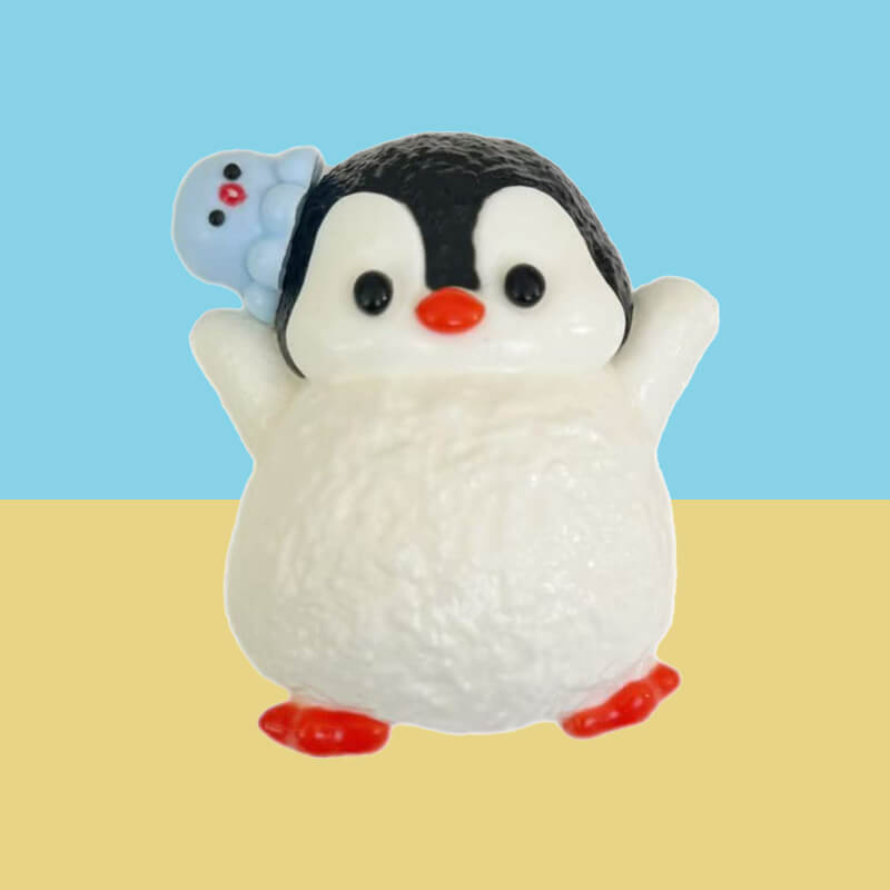 Cute Penguin With Octopus Taba Squishy BAMSQUISHY