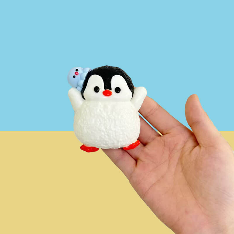 Cute Penguin With Octopus Taba Squishy BAMSQUISHY