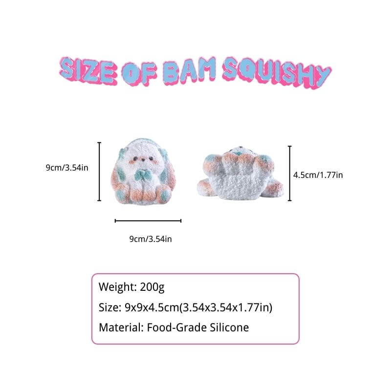 Big Peppermint drooping ear rabbit Bam Squishy - BAMSQUISHY