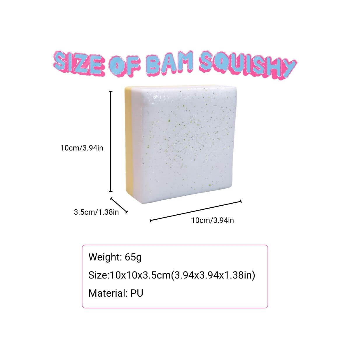 Double Layer Toast Slow Rising Squishy BAMSQUISHY