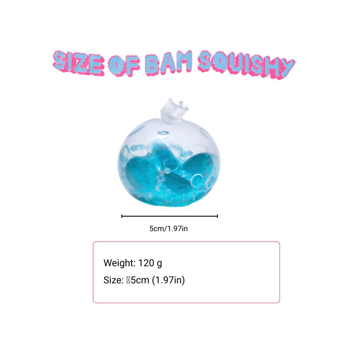 Pop Rocks Stress Relief Ball BAMSQUISHY