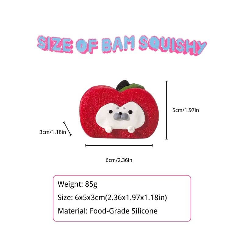 Apple Seal Bam Squishy BAMSQUISHY