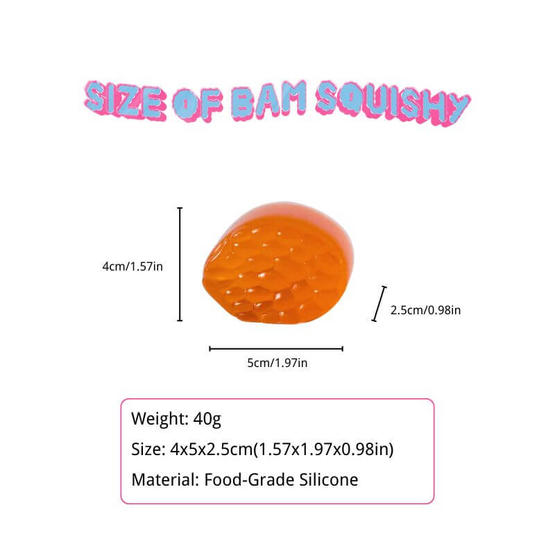 Crystal Strawberry Candy Bam Squishy BAMSQUISHY