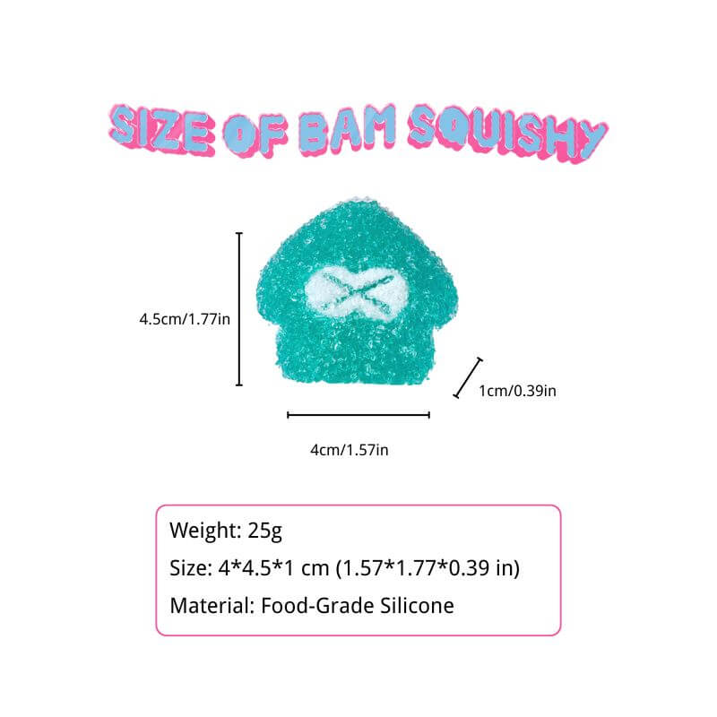 Cute Green Squid Candy Bam Squishy BAMSQUISHY