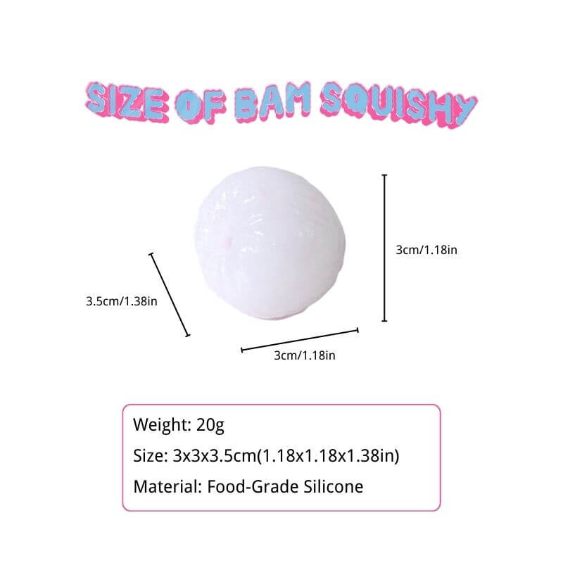 Cute Litchi Pulp Bam Squishy BAMSQUISHY