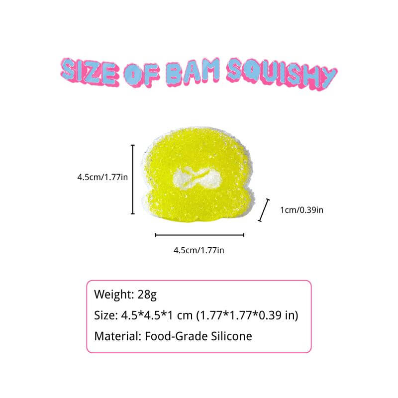 Cute Yellow Octopus Candy Bam Squishy BAMSQUISHY
