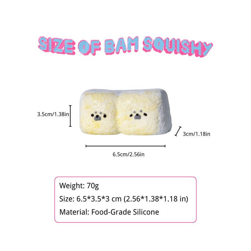 Double Cube Seals Bam Squishy BAMSQUISHY