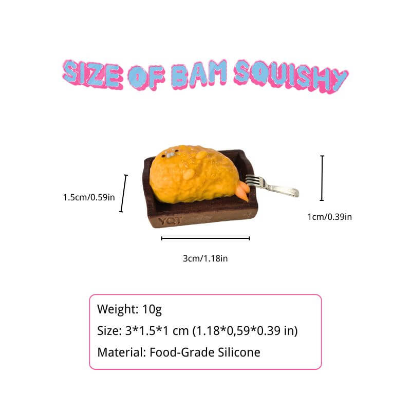 Mini Fried Shrimp Bam Squishy BAMSQUISHY