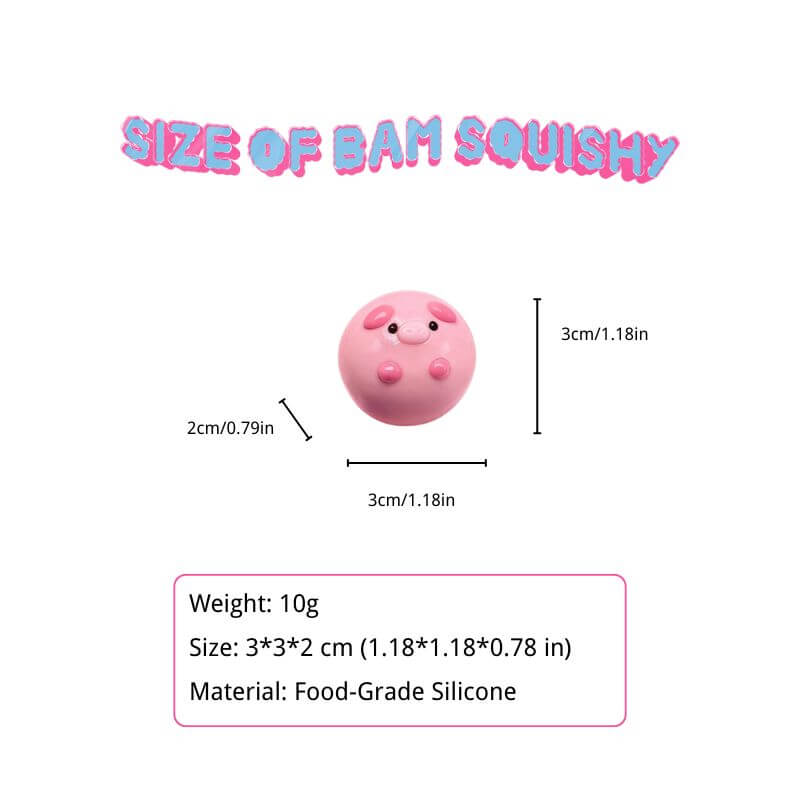 Mini Pig Ball Bam Squishy BAMSQUISHY