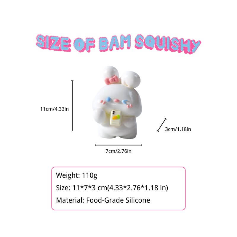 Selfie Bunny Bam Squishy BAMSQUISHY