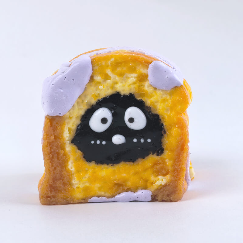 Taro Briquette Toast Bam Squishy - BAMSQUISHY
