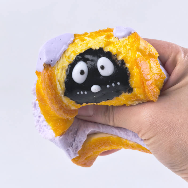 Taro Briquette Toast Bam Squishy - BAMSQUISHY