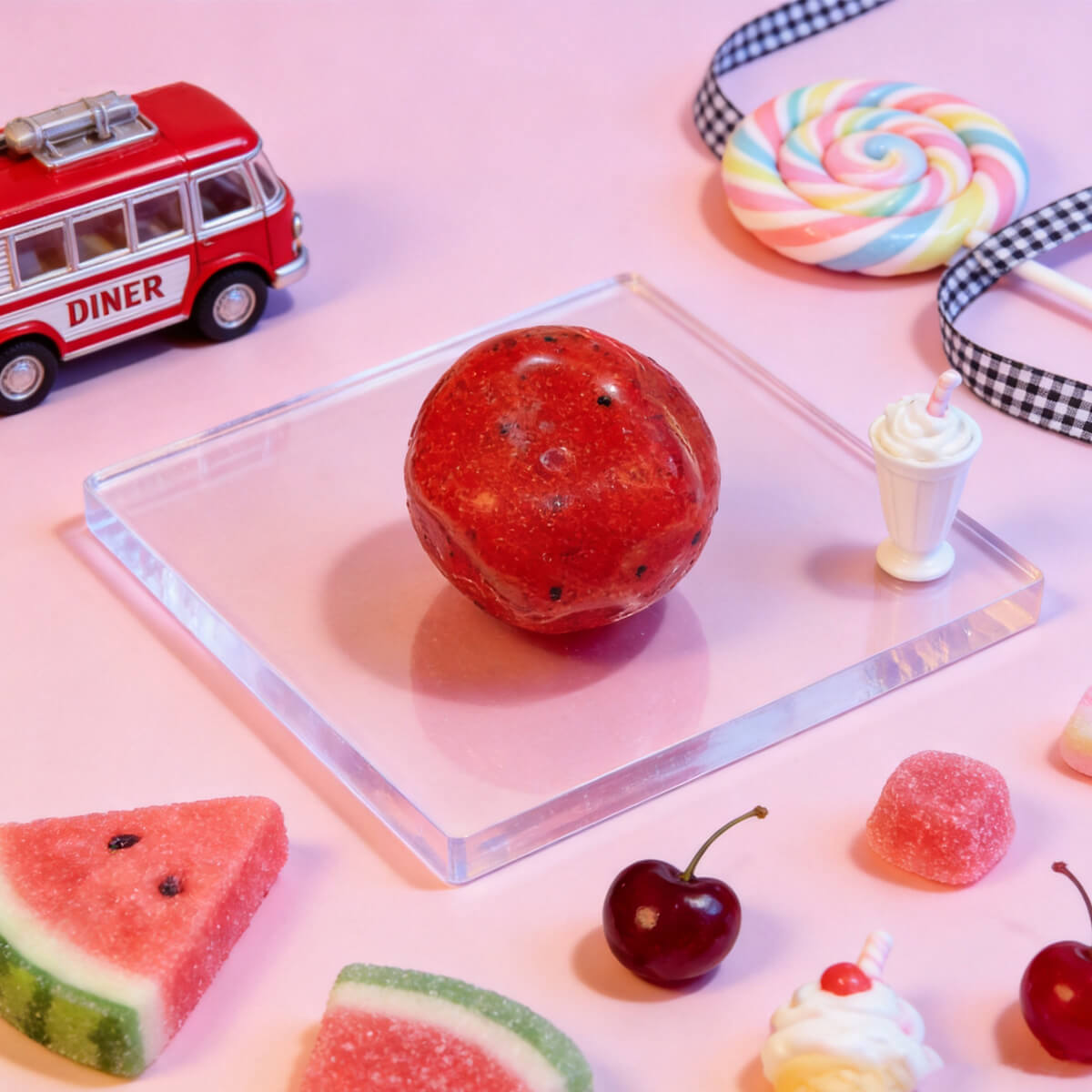 Watermelon Smoothie Handmade Ball BAMSQUISHY