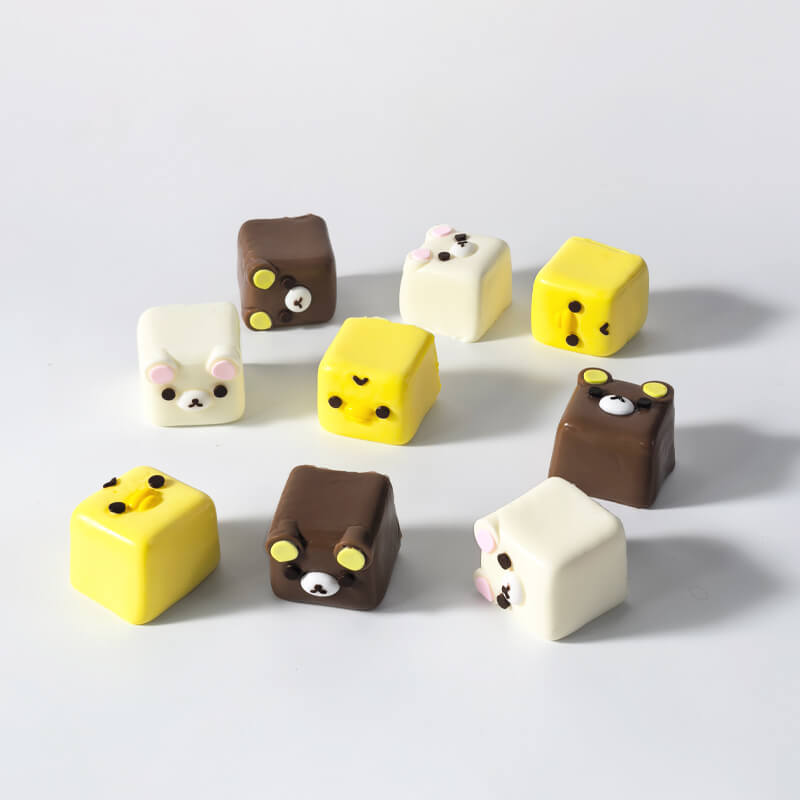Nine Furry Cube Friends Taba Squishy BAMSQUISHY