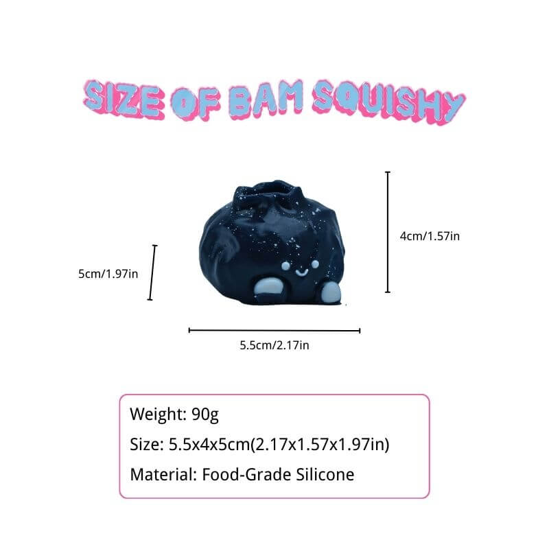 Happy Blueberry Taba Squishy BAMSQUISHY